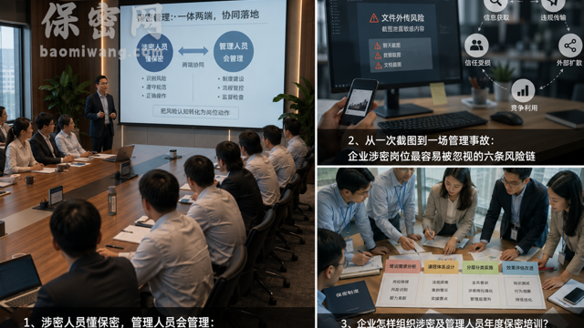 从一次截图到一场管理事故：企业涉密岗位最容易被忽视的六条风险链