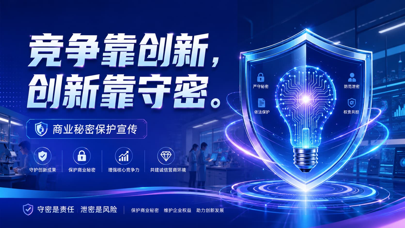 商业秘密保护宣传海报 商业秘密保护宣传海报