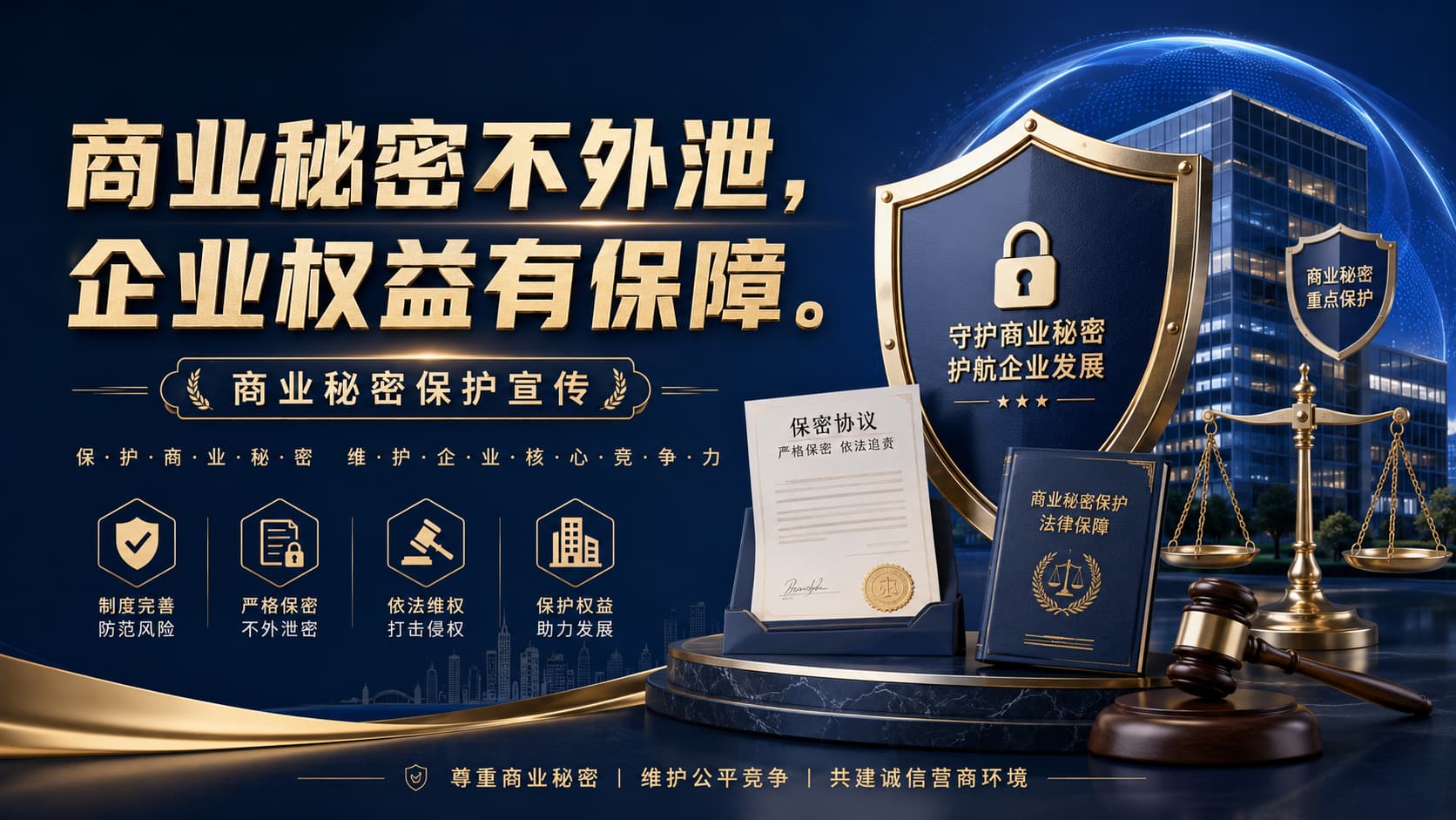 商业秘密保护宣传海报 商业秘密保护宣传海报