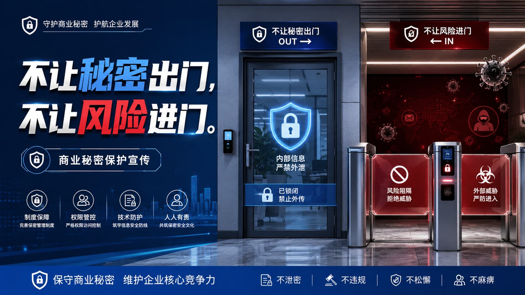 商业秘密保护宣传海报 商业秘密保护宣传海报