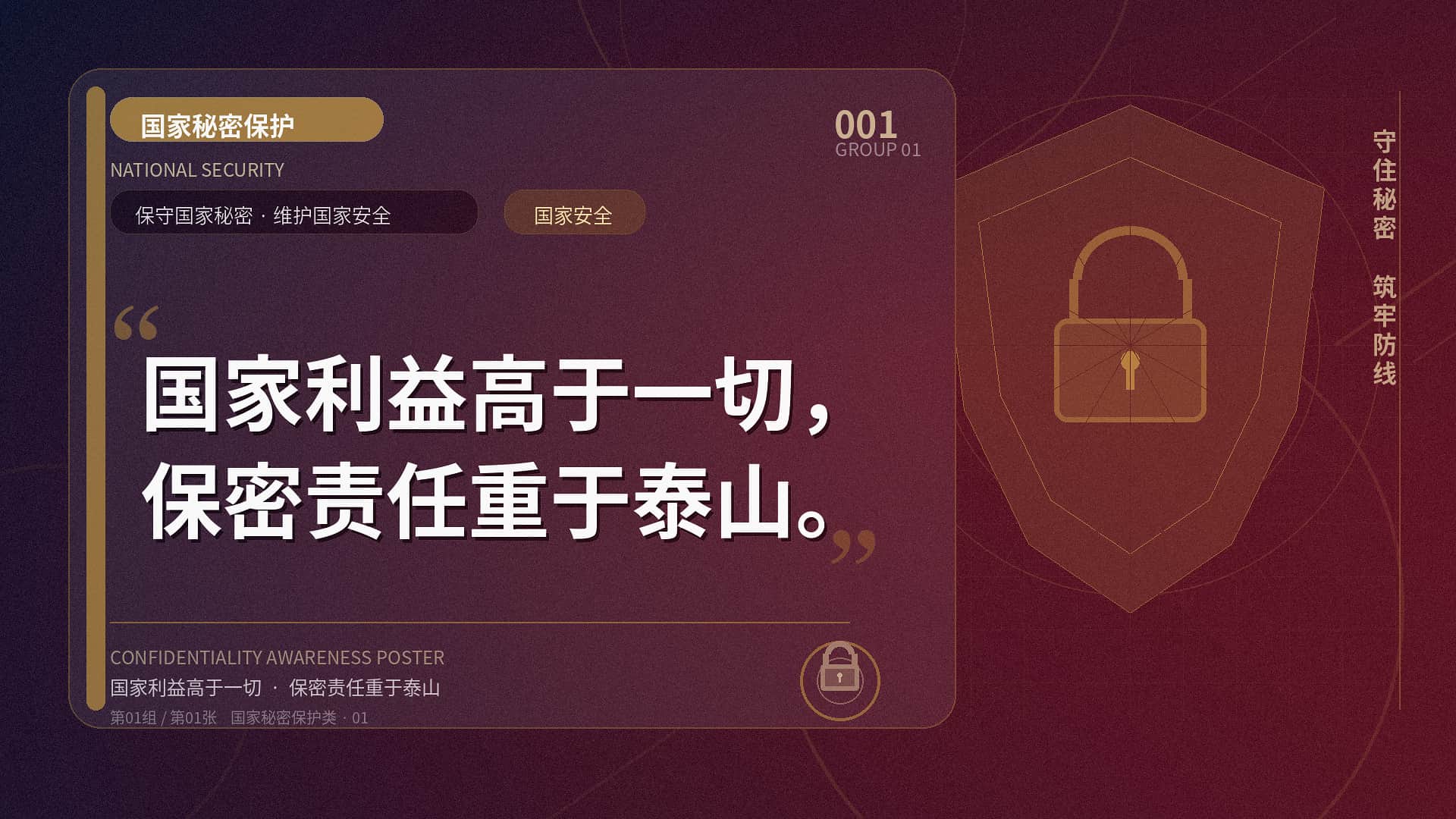 商业秘密保护宣传海报