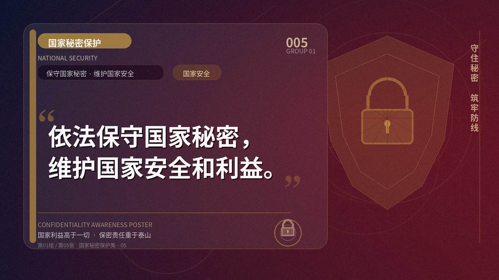 商业秘密保护宣传海报